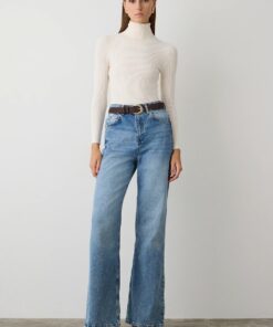 JERSEY CRUDO Cuello alto básico de canalé 9 Jersey basico de cuello alto acanalado BSB Fashion 3