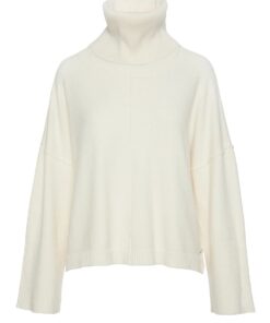 Jersey con cuello alto desmontable escote redondo corte regular tacto suave. 1