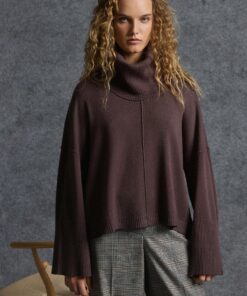 Jersey cuello alto desmontable