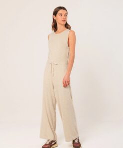 PANTALÓN BEIGE AMPLIO SEAWOOL 13 PANTALON BEIGE AMPLIO SEAWOOL 5