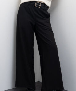 PANTALON PALAZZO DE LANA MIXTA CON DOBLE TRABILLA 2