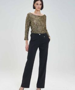 PANTALÓN REGULAR EN PUNTO MILAN