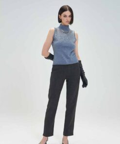 PANTALONES DE CIGARRILLO CON CINTURÓN