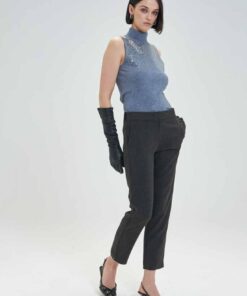 PANTALONES DE CIGARRILLO CON CINTURON 2