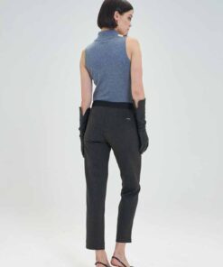 Alternative view of PANTALONES DE CIGARRILLO CON CINTURÓN