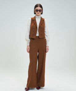 Alternative view of PANTALONES DE SARGA PALAZZO