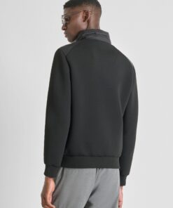 Alternative view of CHAMARRA MORATO CAZADORA NYLON ACOLCHADO/FELPA NEGRO