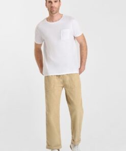 JEANS LTC PANA CINTURA GOMA CORDONES BEIGE