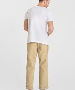 Alternative view of JEANS LTC PANA CINTURA GOMA CORDONES BEIGE