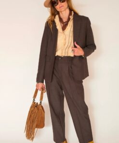 Pantalones de traje - PENTIVA BROWN
