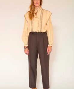 Alternative view of Pantalones de traje - PENTIVA BROWN