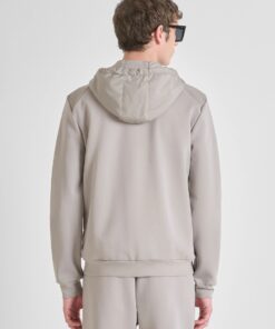 SUDADERA CON CREMALLERA REGULAR FIT EN MEZCLA ALGODÓN CON TEJIDO CONTRASTANTE 12 SUDADERA CON CREMALLERA REGULAR FIT EN MEZCLA ALGODON CON TEJIDO CONTRASTANTE ANTONY MORATO MMFL01100 FA150168 2043 07 5