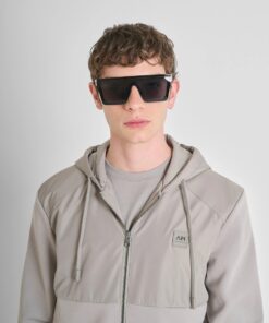 SUDADERA CON CREMALLERA REGULAR FIT EN MEZCLA ALGODÓN CON TEJIDO CONTRASTANTE 13 SUDADERA CON CREMALLERA REGULAR FIT EN MEZCLA ALGODON CON TEJIDO CONTRASTANTE ANTONY MORATO MMFL01100 FA150168 2043 07 6