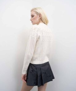 Alternative view of SUÉTER 100% LANA CON BOTONES