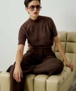 Sueter de manga corta con cuello alto 1