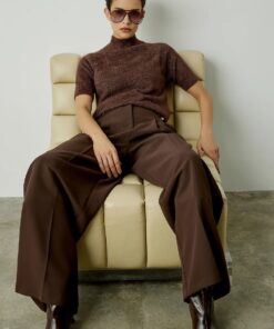 Alternative view of Suéter de manga corta con cuello alto