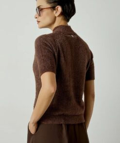 Sueter de manga corta con cuello alto 6