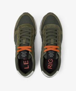 Zapatillas Tom de nailon y ante en tono militar oscuro 9 Zapatillas Tom de nailon y ante en tono militar oscuro 4