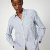 Camisa de rayas delgadas MMElinda 2 camisa de rayas entalladas MMElinda 2
