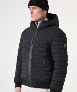 Chaqueta acolchada negra