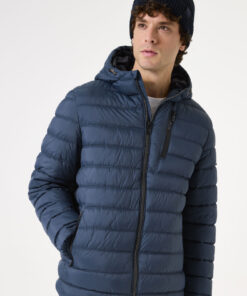 Chaqueta acolchada azul oscuro