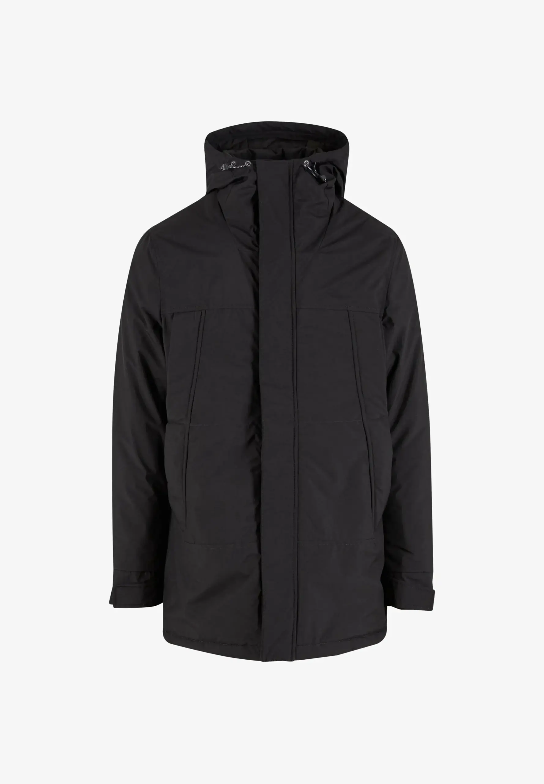 CHAMARRA INDICODE PARKA LARGA BOLSILLOS NEGRO 5 CHAMARRA INDICODE PARKA LARGA BOLSILLOS NEGRO - Imagen 4