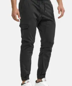 Alternative view of PANTALON INDICODE CARGO GOMAS NEGRO