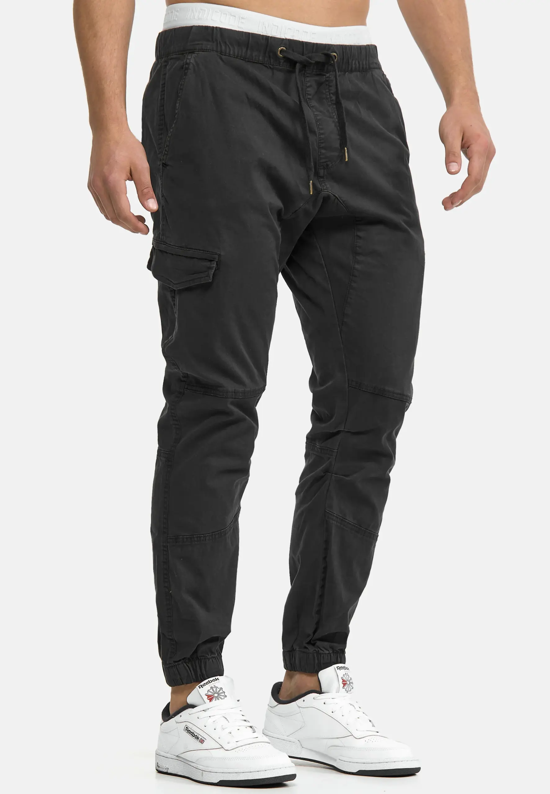 PANTALON INDICODE CARGO GOMAS NEGRO 3 PANTALON INDICODE CARGO GOMAS NEGRO - Imagen 2