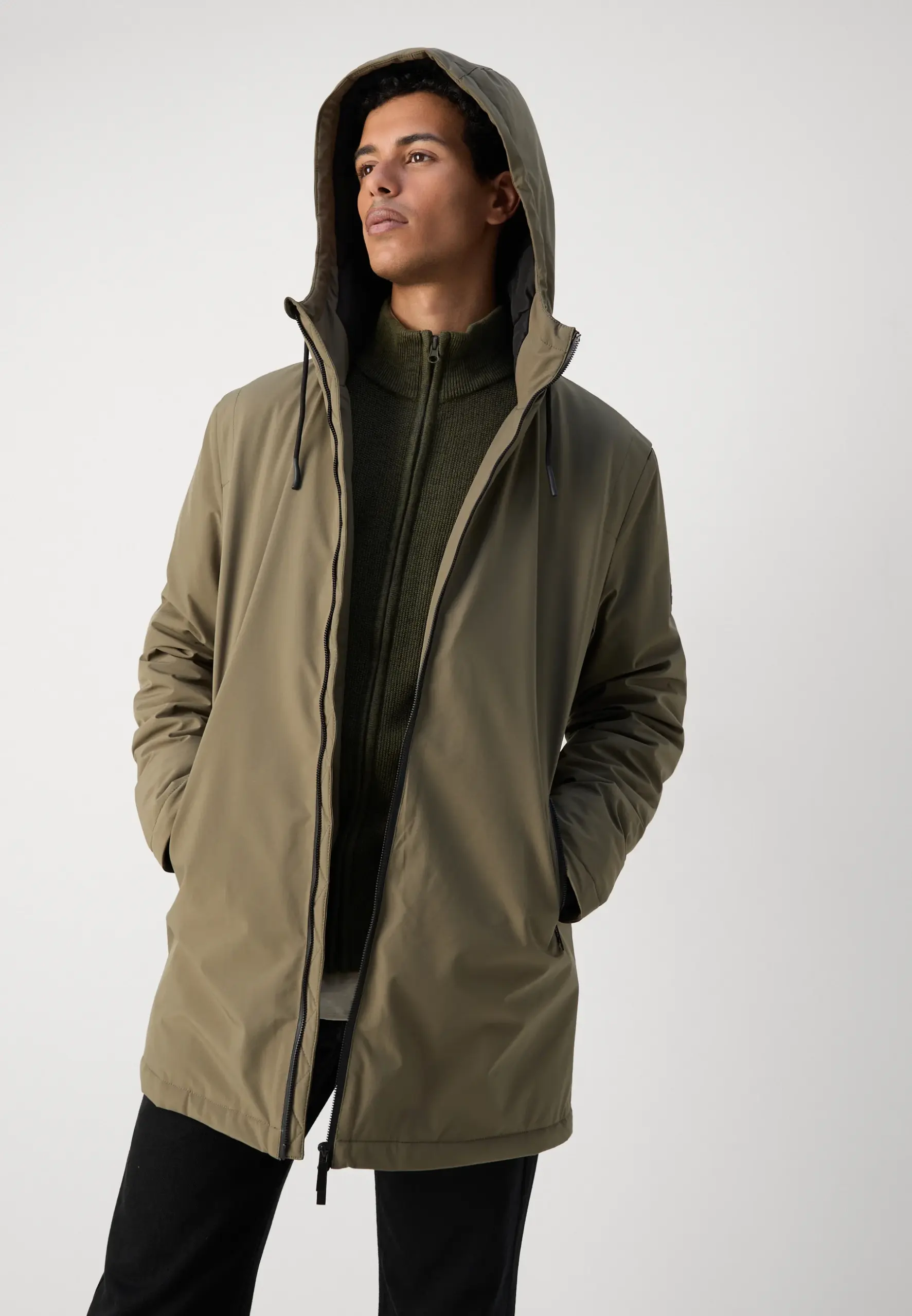 CHAMARRA INDICODE PARKA BASICA ARMY 3 CHAMARRA INDICODE PARKA BASICA ARMY - Imagen 2