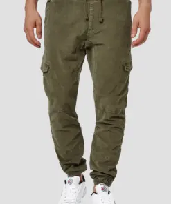 PANTALON INIDICODE CARGO PANA FINA KAKI