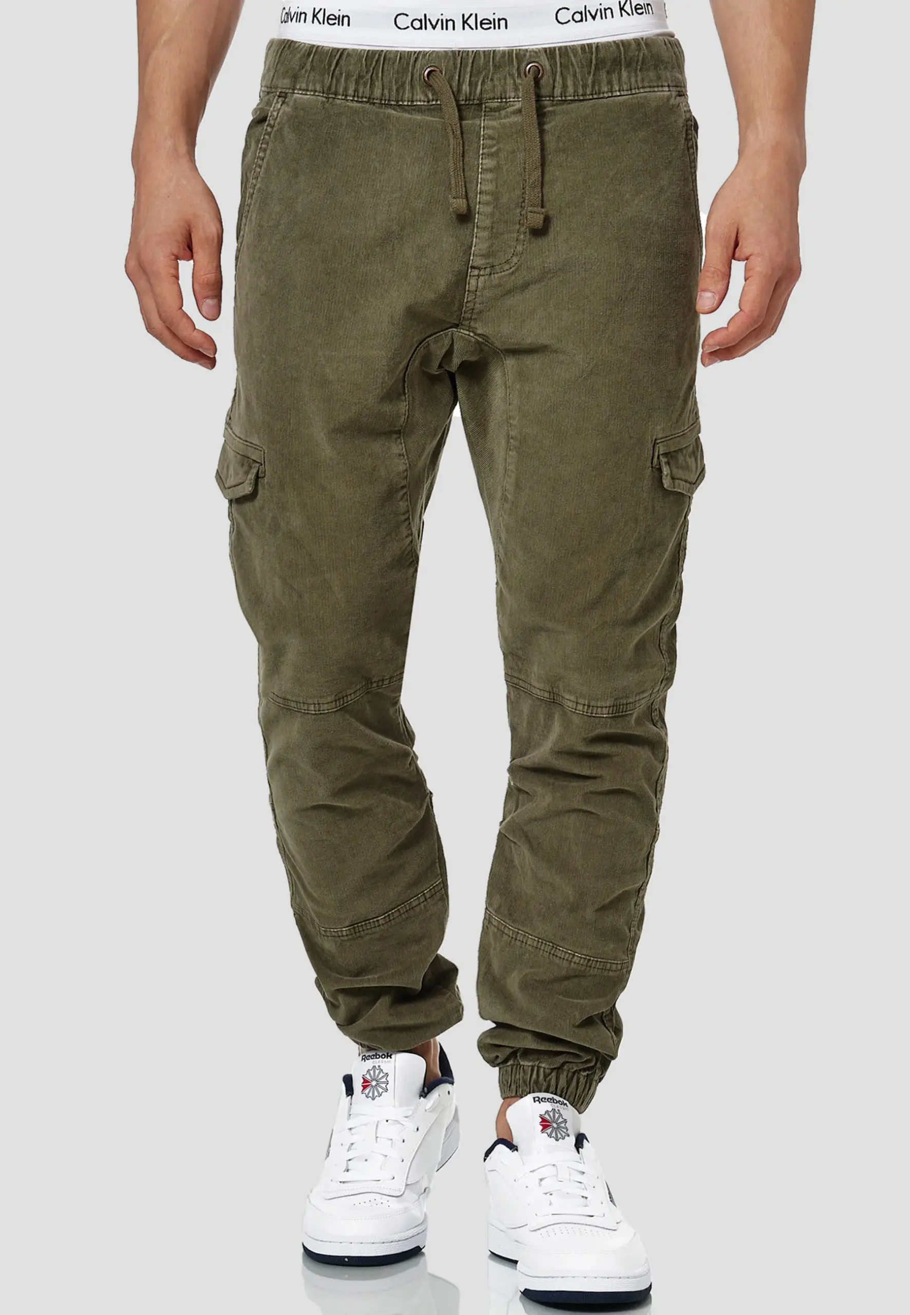 PANTALON INIDICODE CARGO PANA FINA KAKI 2 PANTALON INIDICODE CARGO PANA FINA KAKI