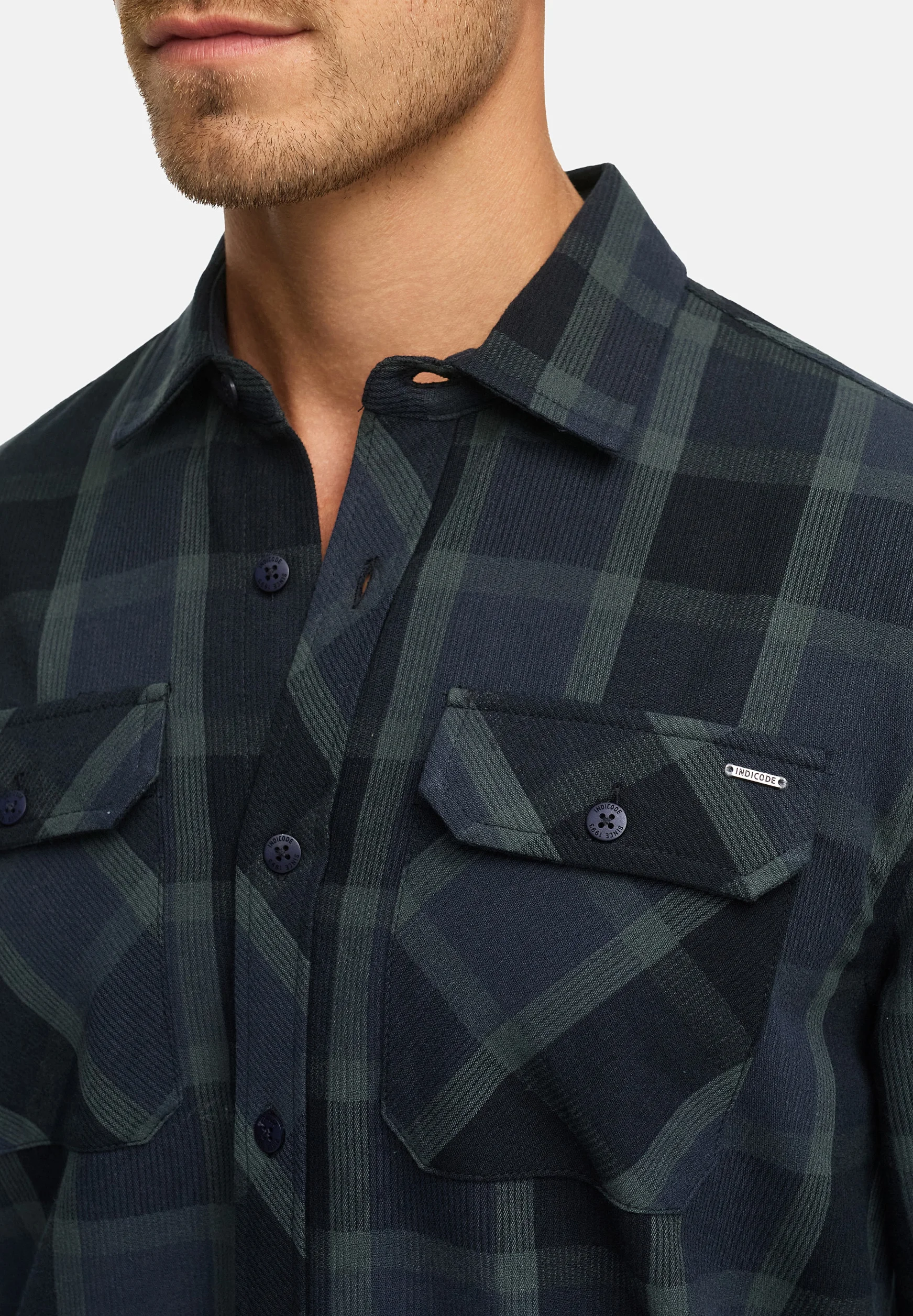 CAMISA INDICODE CDRO CANUTILLO MARINOVERDE 6 CAMISA INDICODE CDRO CANUTILLO MARINOVERDE - Imagen 5