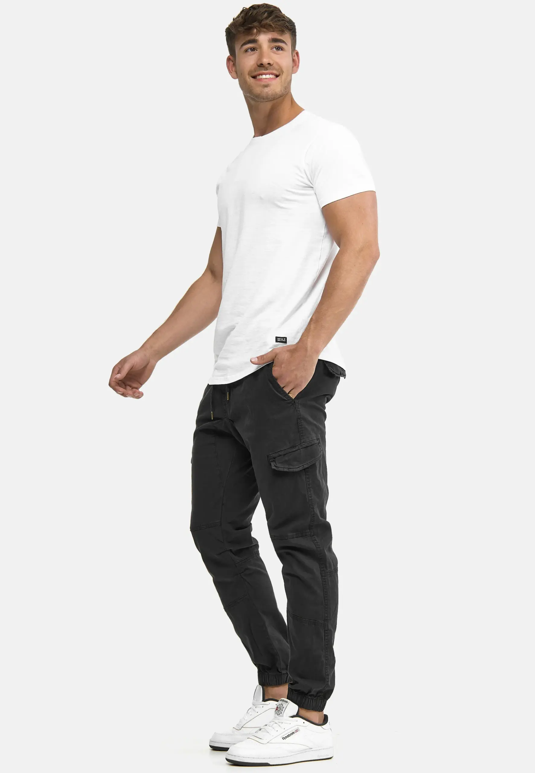PANTALON INDICODE CARGO GOMAS NEGRO 2 PANTALON INDICODE CARGO GOMAS NEGRO