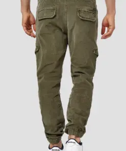 Alternative view of PANTALON INIDICODE CARGO PANA FINA KAKI