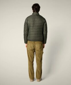 Chaqueta acolchada para hombre modelo Alexander en verde tierra 10 Chaqueta acolchada para hombre modelo Alexander en verde tierra 4