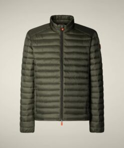 Chaqueta acolchada para hombre modelo Alexander en verde tierra 12 Chaqueta acolchada para hombre modelo Alexander en verde tierra 6