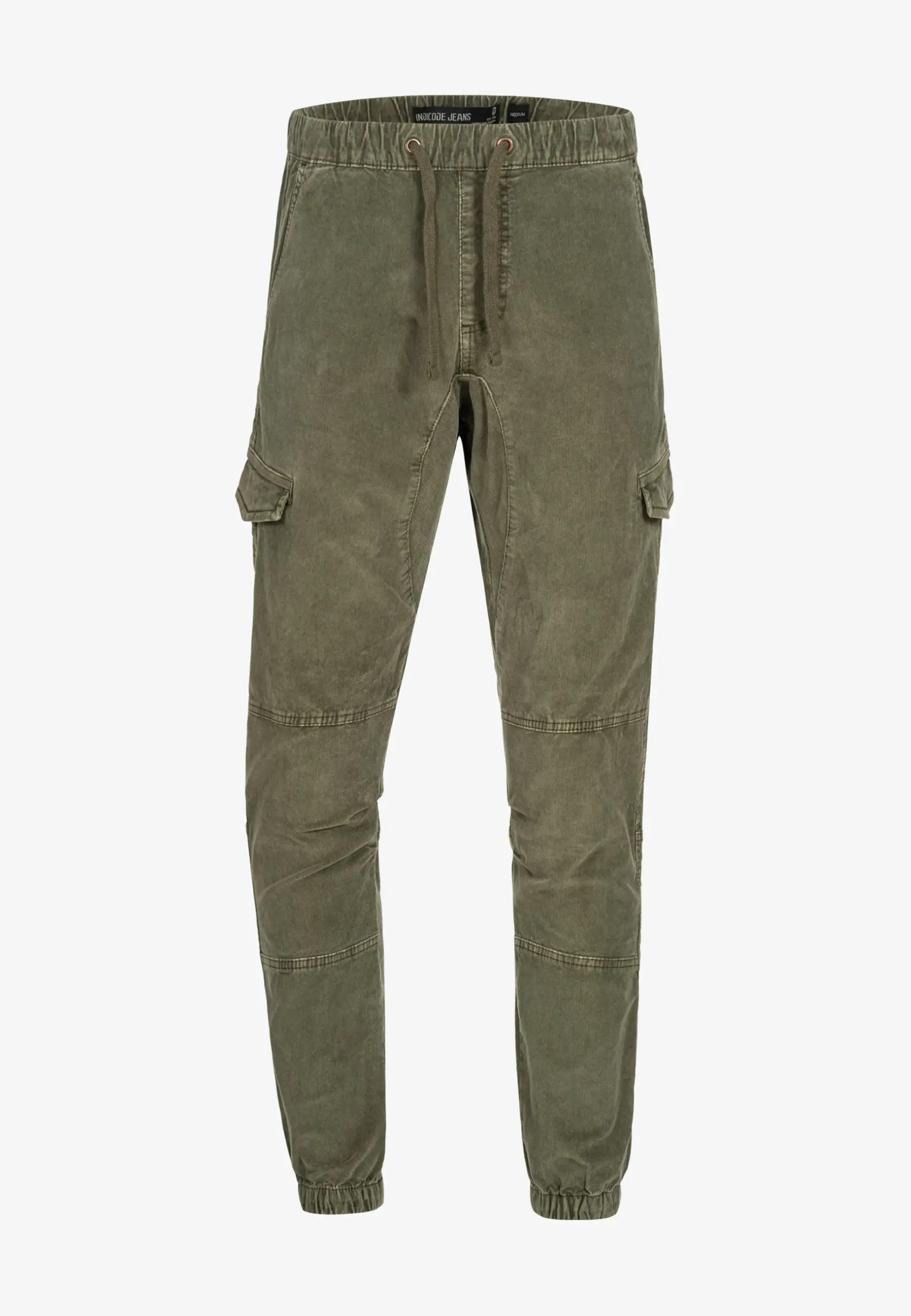 PANTALON INIDICODE CARGO PANA FINA KAKI 4 PANTALON INIDICODE CARGO PANA FINA KAKI - Imagen 3