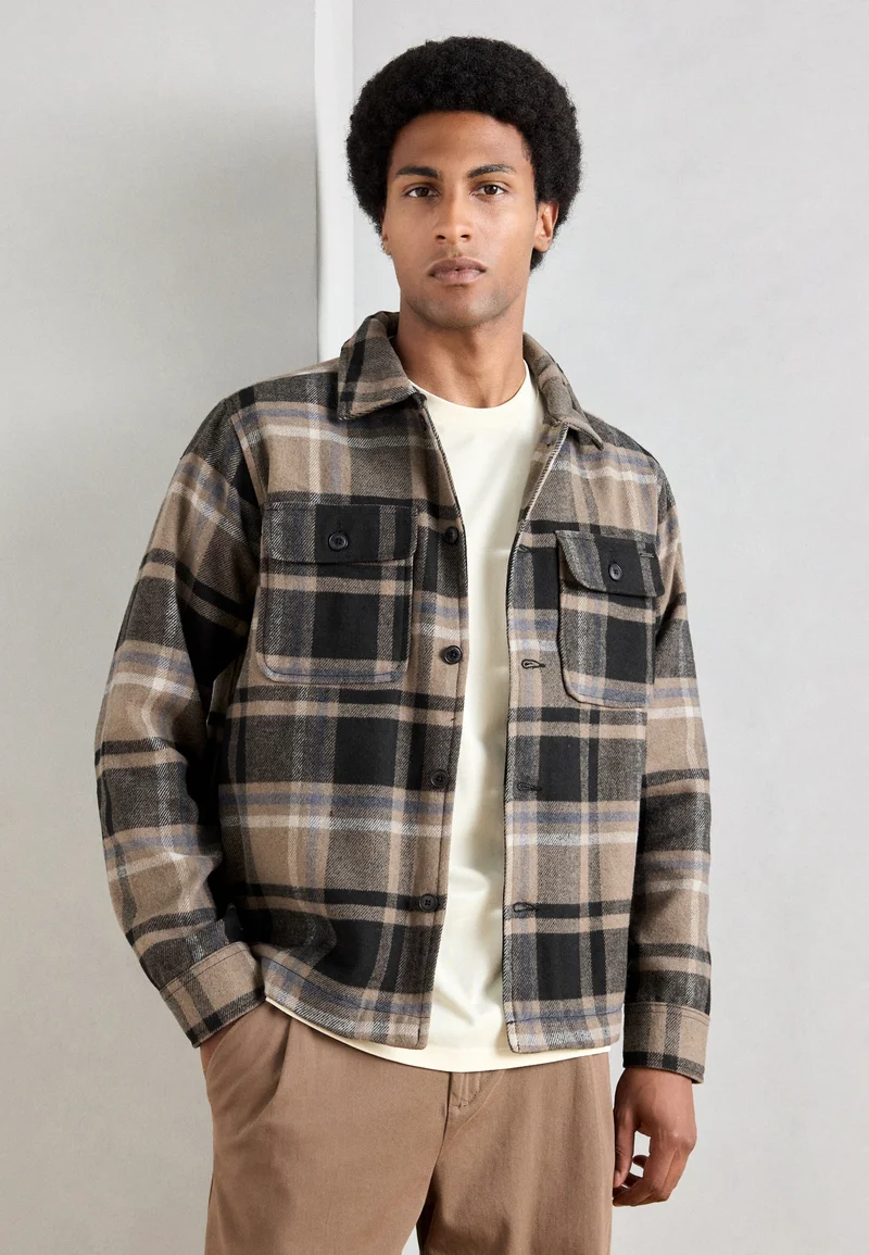 CAMISA INDICODE SOBRECAMISA CDRO GRUESO MARRON 2 CAMISA INDICODE SOBRECAMISA CDRO GRUESO MARRON