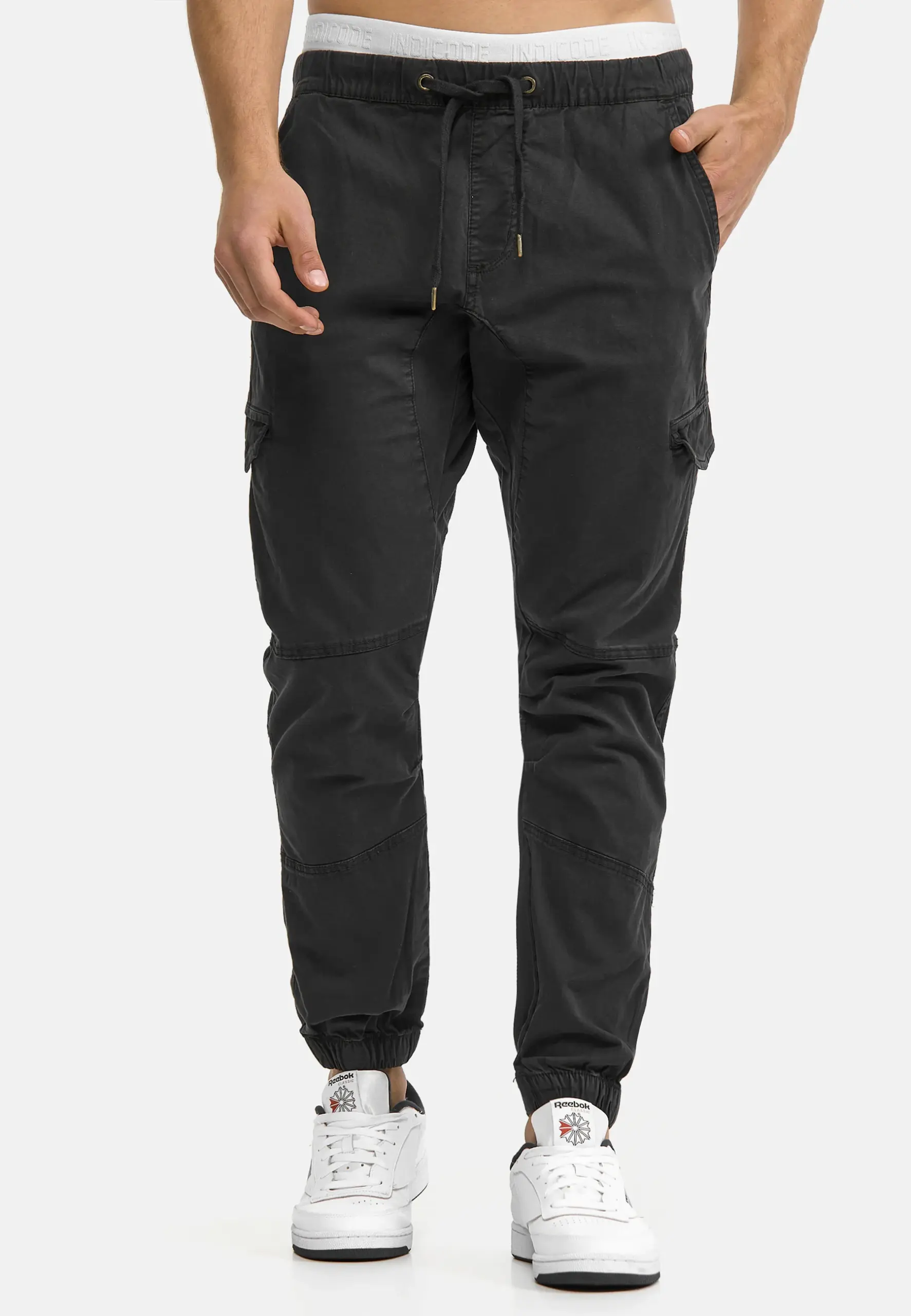 PANTALON INDICODE CARGO GOMAS NEGRO 6 PANTALON INDICODE CARGO GOMAS NEGRO - Imagen 5