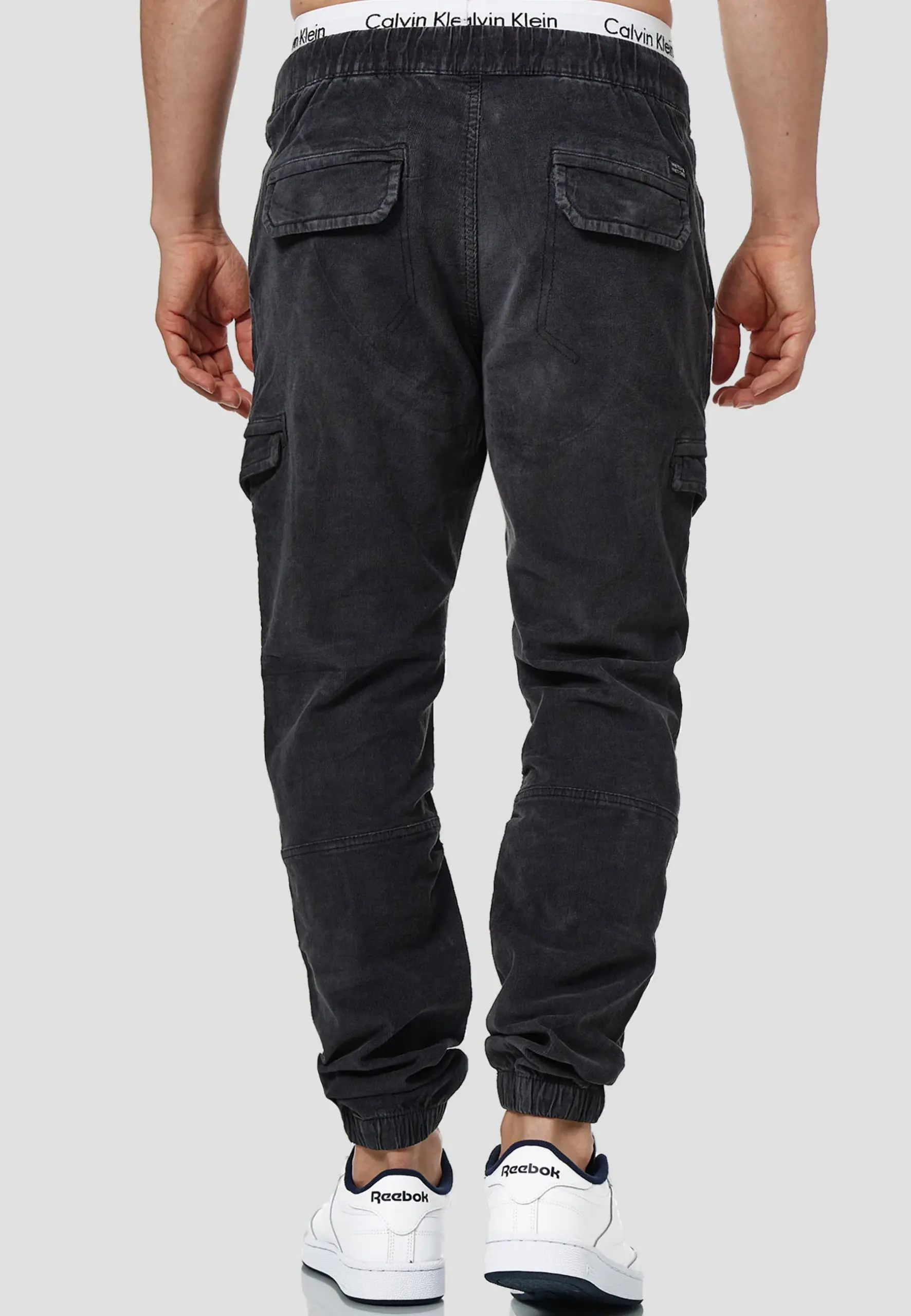 PANTALON INIDICODE CARGO PANA FINA NEGRO 2 PANTALON INIDICODE CARGO PANA FINA NEGRO