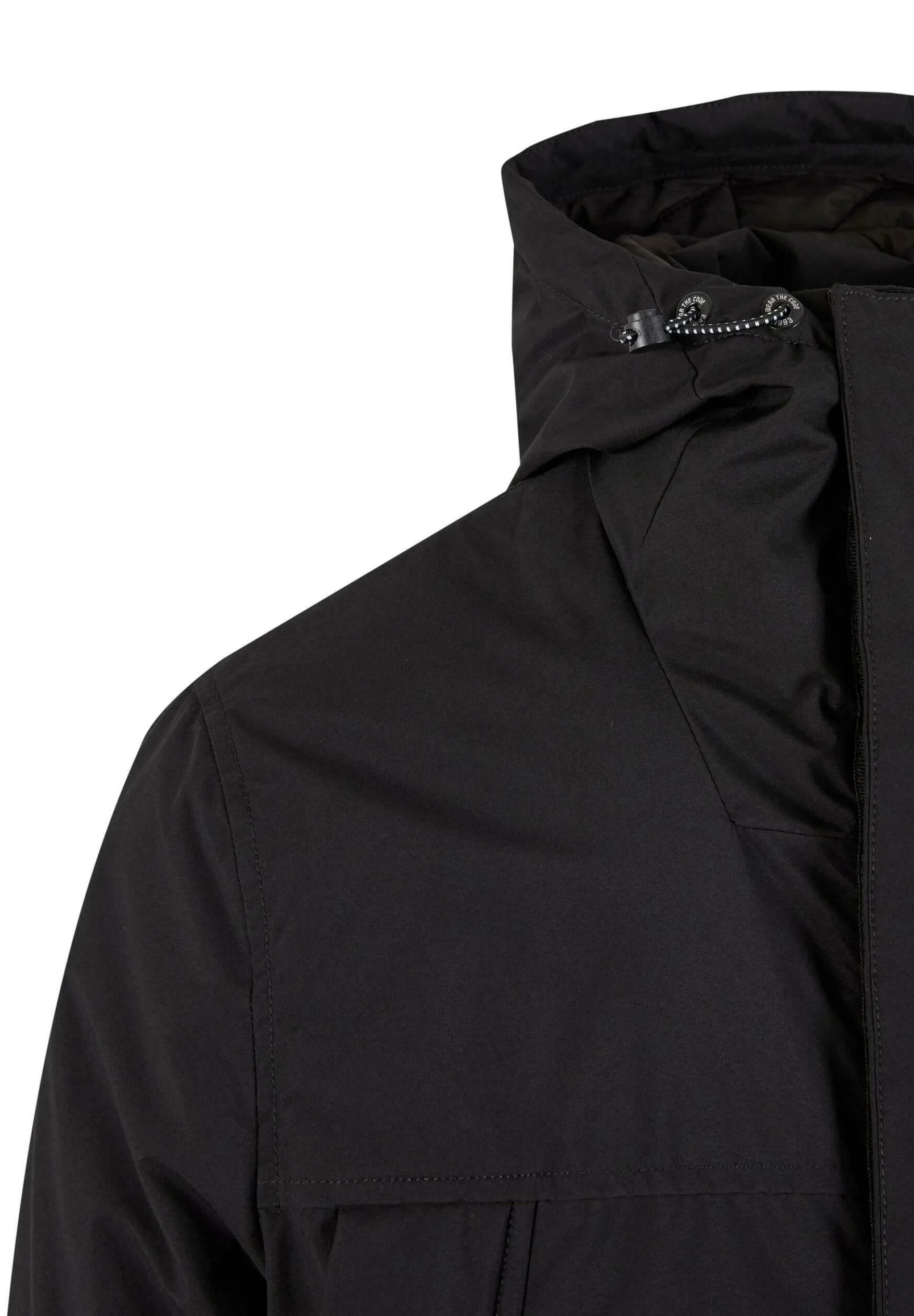 CHAMARRA INDICODE PARKA LARGA BOLSILLOS NEGRO 7 CHAMARRA INDICODE PARKA LARGA BOLSILLOS NEGRO - Imagen 6