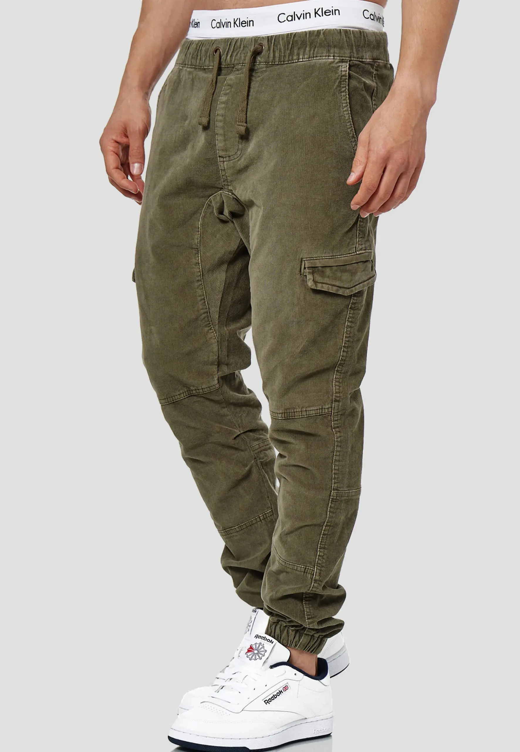 PANTALON INIDICODE CARGO PANA FINA KAKI 5 PANTALON INIDICODE CARGO PANA FINA KAKI - Imagen 4