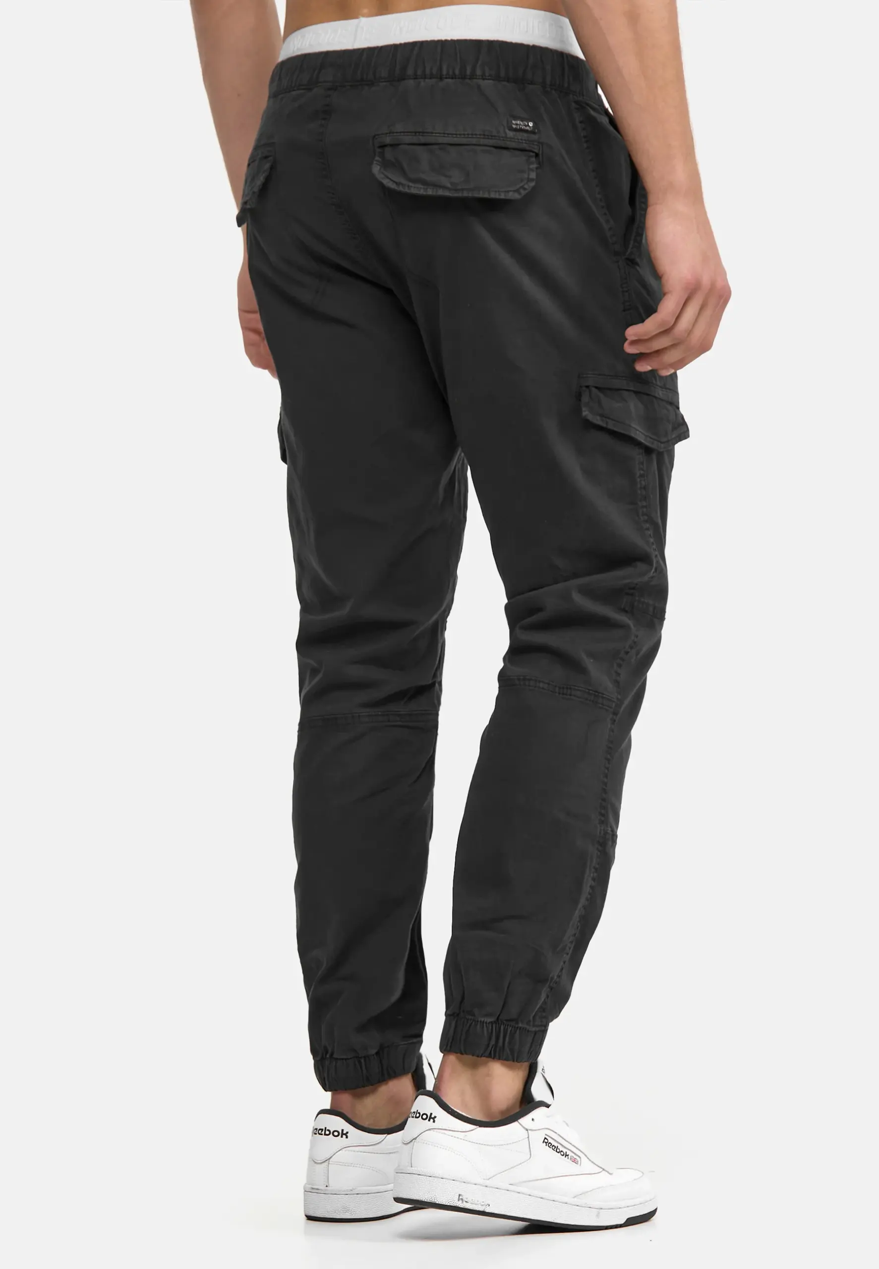 PANTALON INDICODE CARGO GOMAS NEGRO 7 PANTALON INDICODE CARGO GOMAS NEGRO - Imagen 6