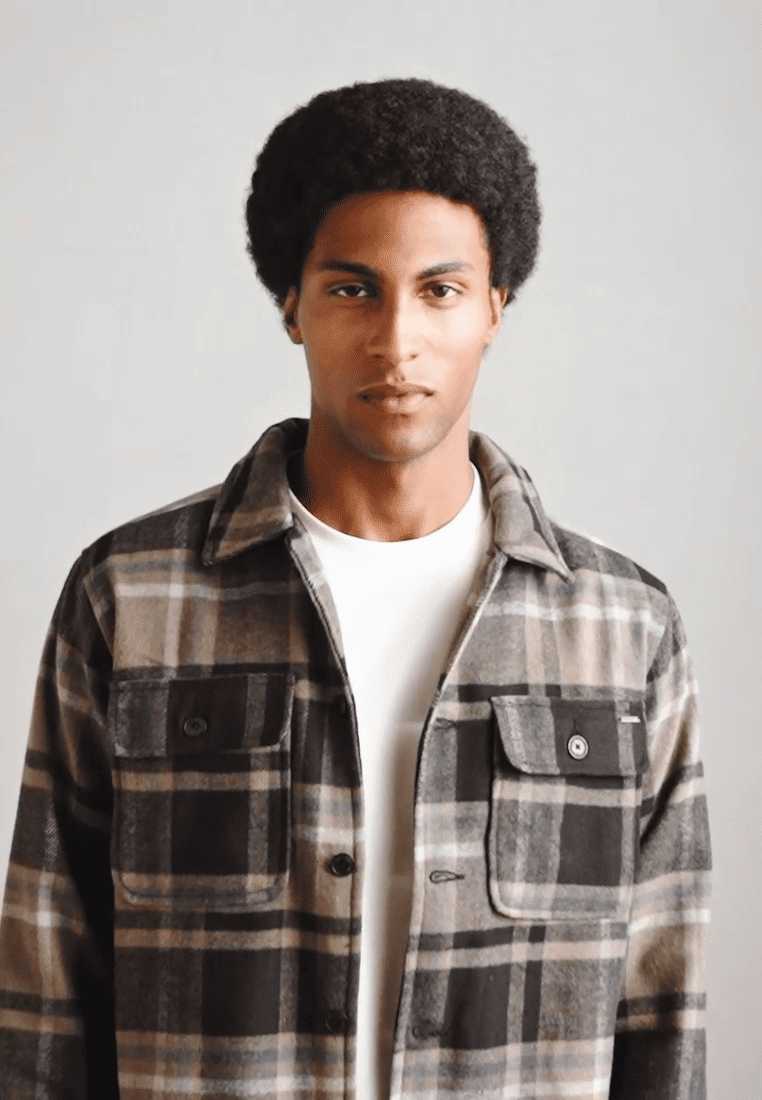 CAMISA INDICODE SOBRECAMISA CDRO GRUESO MARRON 3 CAMISA INDICODE SOBRECAMISA CDRO GRUESO MARRON - Imagen 2
